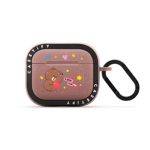 LINE FRIENDS BROWN Earbuds Case