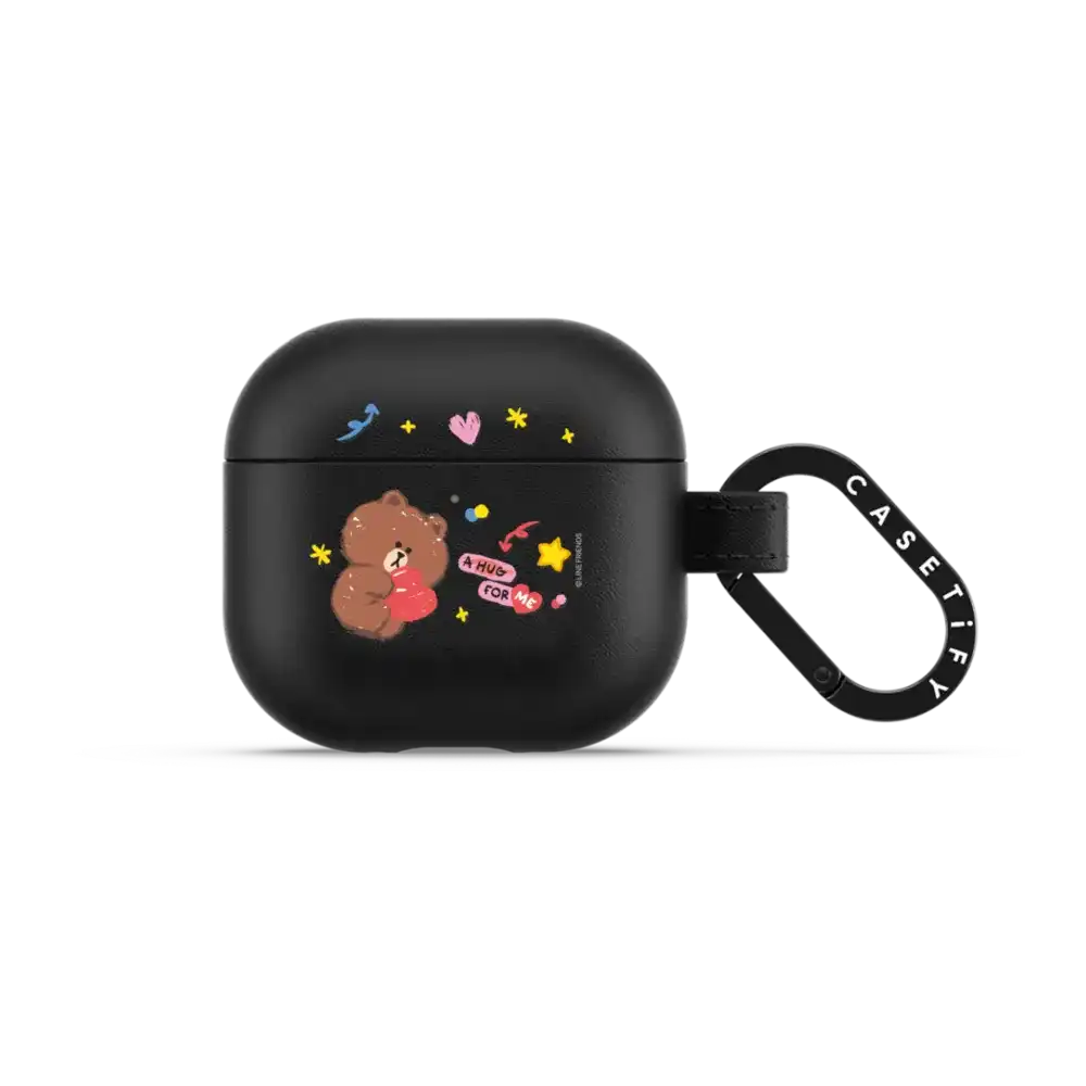 LINE FRIENDS BROWN Earbuds Case