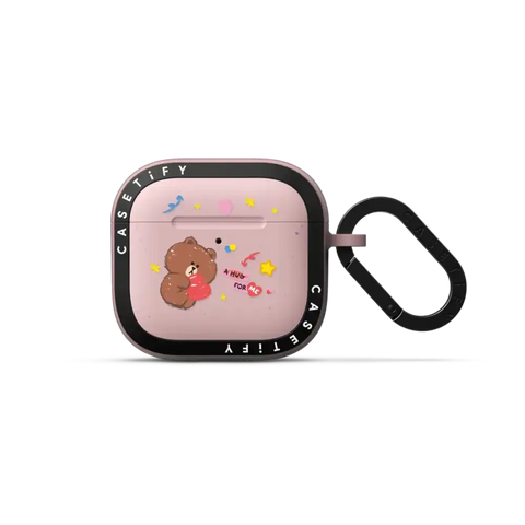 LINE FRIENDS BROWN Earbuds Case