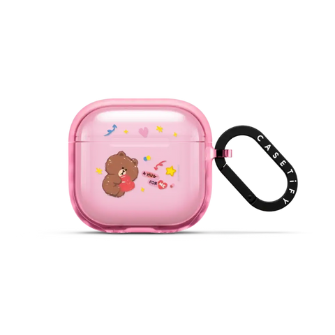 LINE FRIENDS BROWN Earbuds Case