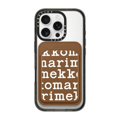 Marimekko Logo Pattern  Snappy Wallet