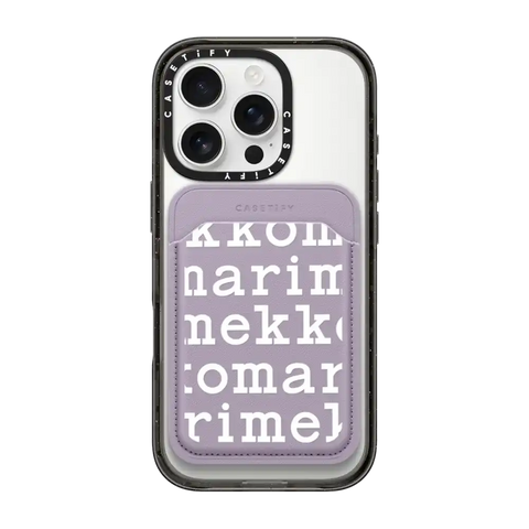 Marimekko Logo Pattern  Snappy Wallet
