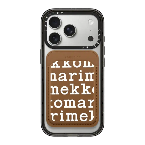 Marimekko Logo Pattern  Snappy Wallet