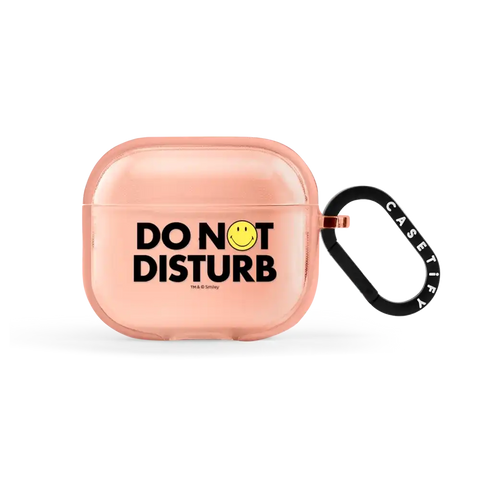 Smiley DO NOT DISTURB Earbuds Case