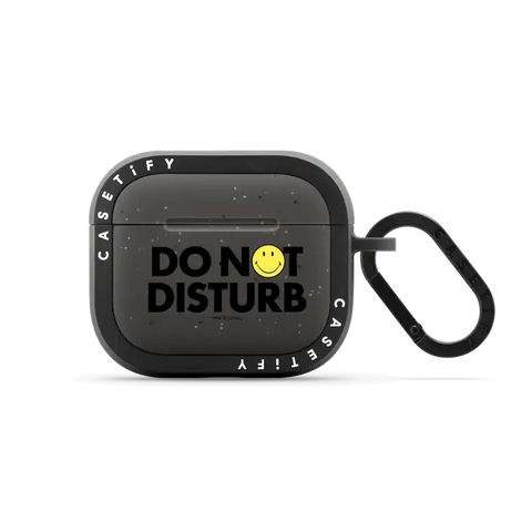 Smiley DO NOT DISTURB Earbuds Case