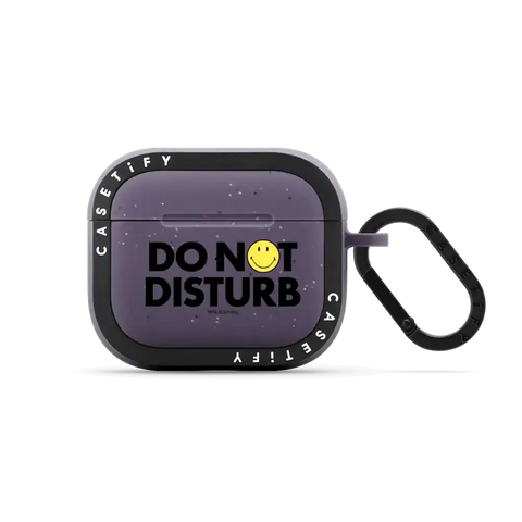 Smiley DO NOT DISTURB Earbuds Case