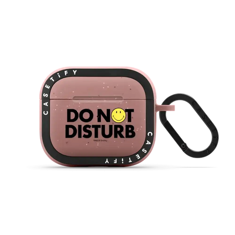 Smiley DO NOT DISTURB Earbuds Case