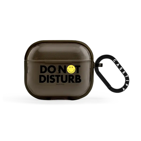 Smiley DO NOT DISTURB Earbuds Case