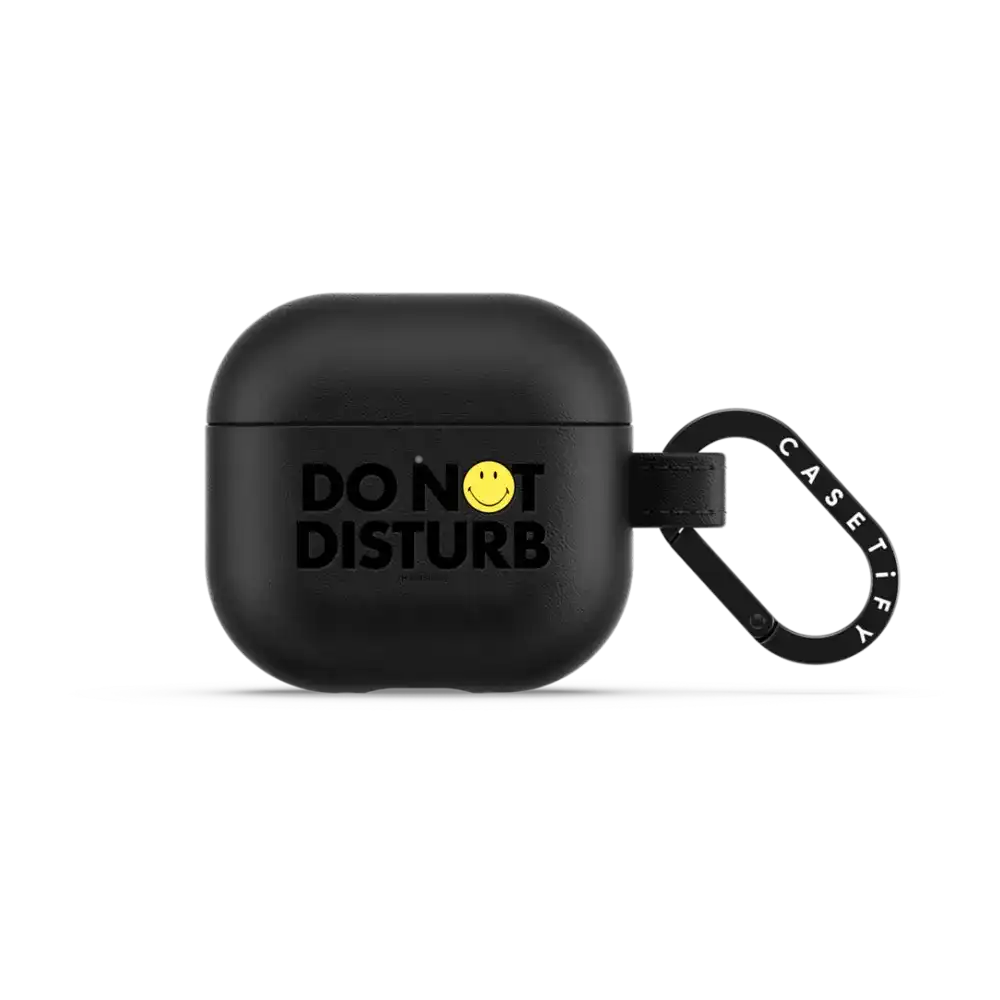 Smiley DO NOT DISTURB Earbuds Case