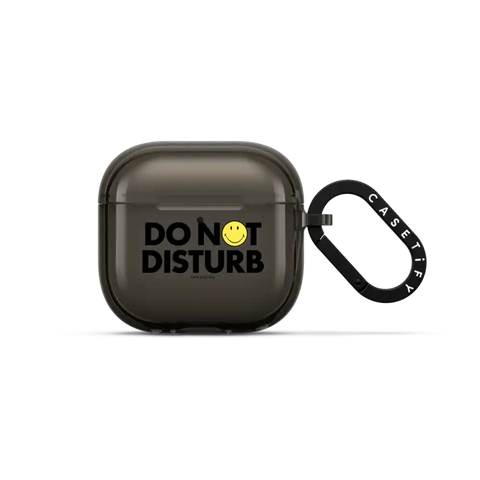 Smiley DO NOT DISTURB Earbuds Case