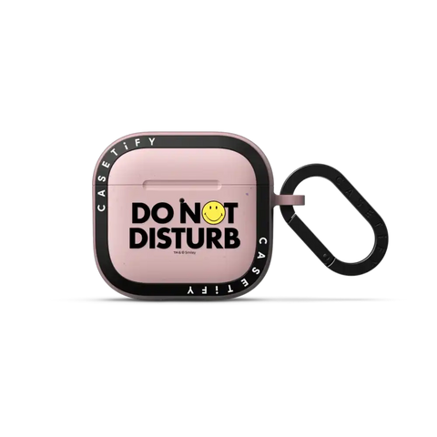 Smiley DO NOT DISTURB Earbuds Case