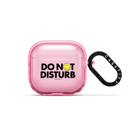 Smiley DO NOT DISTURB Earbuds Case