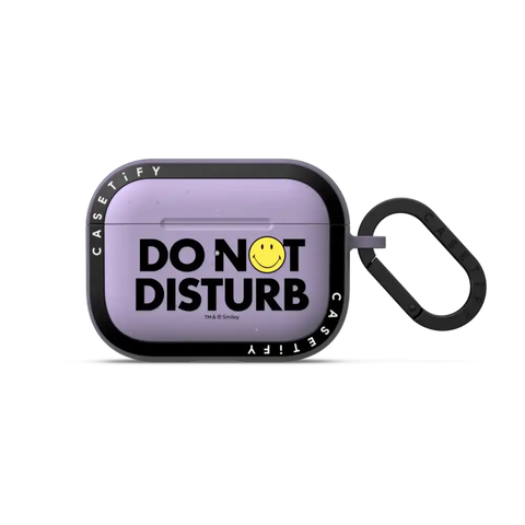 Smiley DO NOT DISTURB Earbuds Case