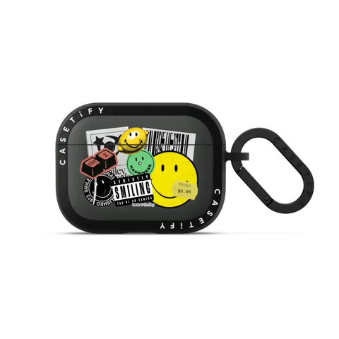 Smiley Sticker Earbuds Case
