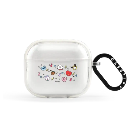 BT21 Pattern Earbuds Case