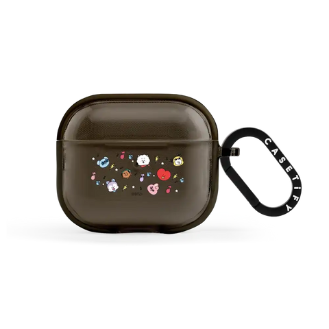 BT21 Pattern Earbuds Case