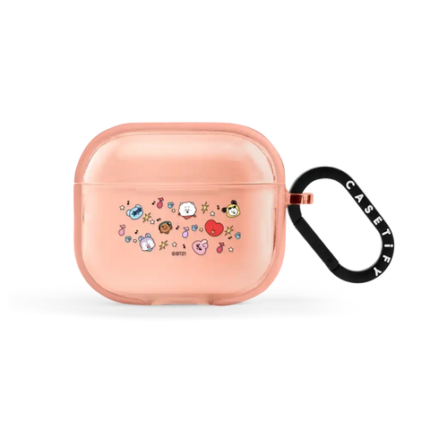 BT21 Pattern Earbuds Case
