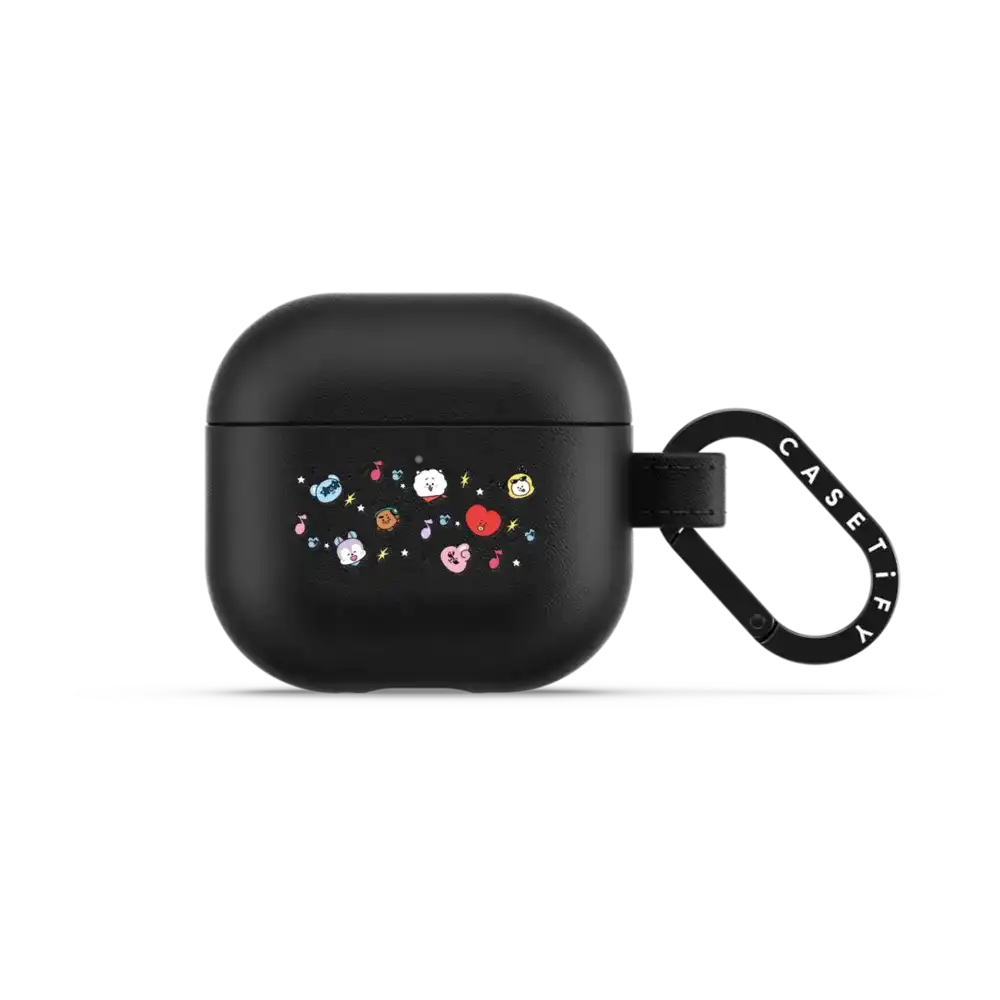 BT21 Pattern Earbuds Case
