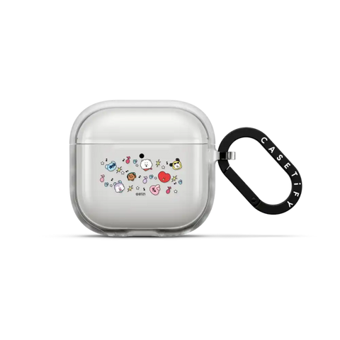 BT21 Pattern Earbuds Case