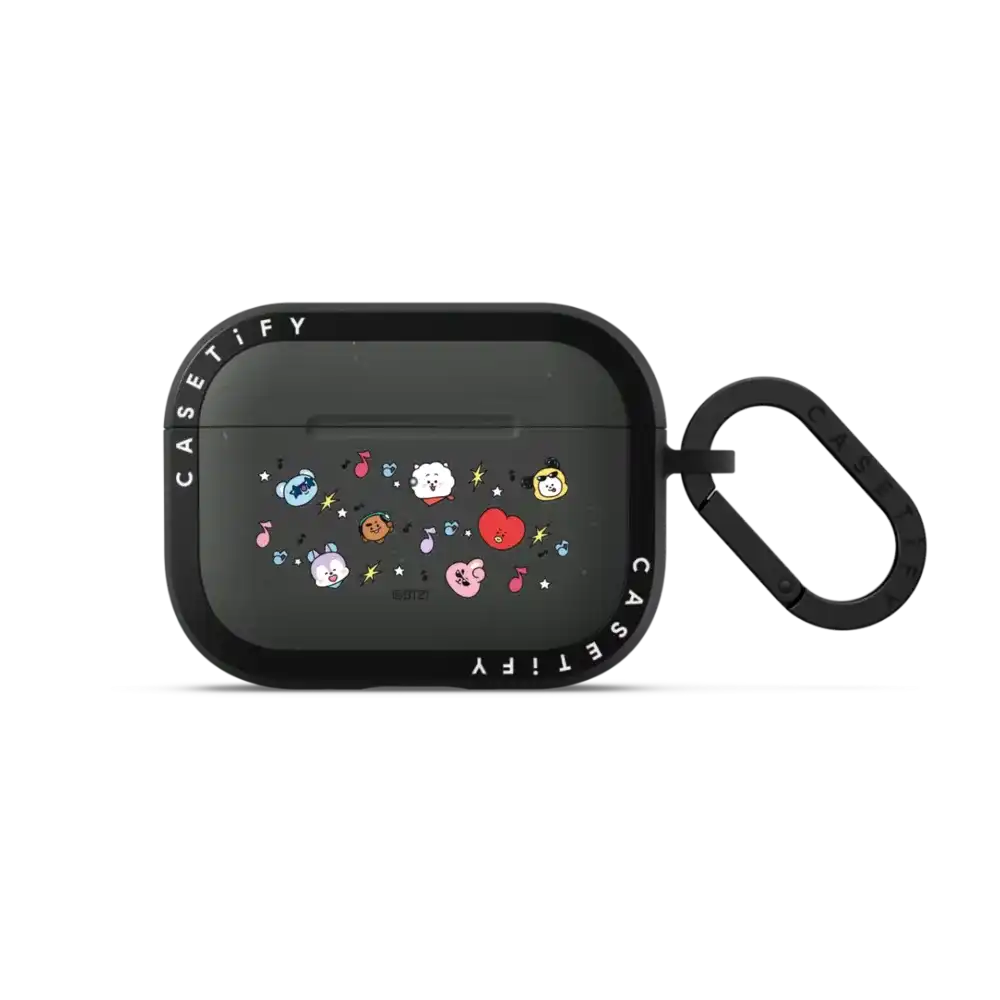 BT21 Pattern Earbuds Case