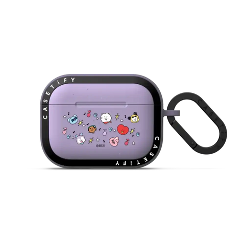 BT21 Pattern Earbuds Case