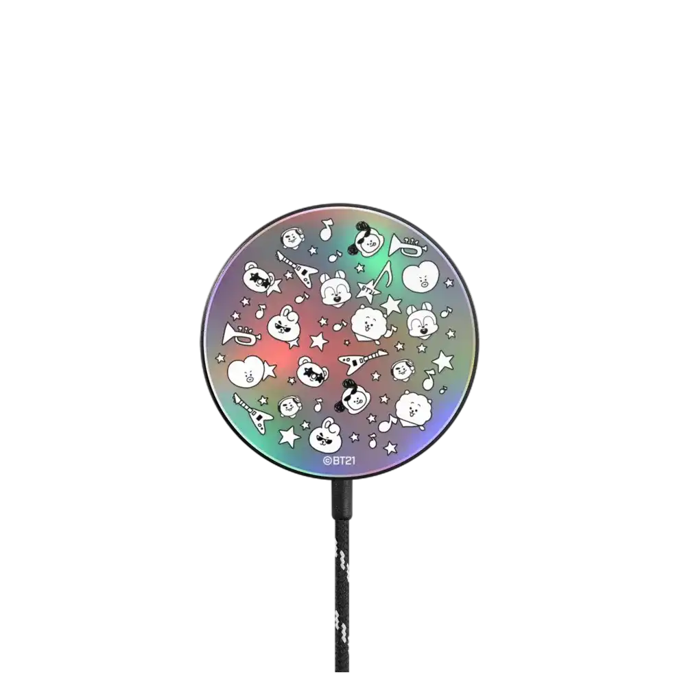 BT21 Pattern Magnetic Wireless Charger