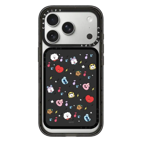 BT21 Pattern Snappy Cardholder Stand