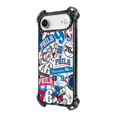 Philadelphia 76ers Sticker Mania Phone Case
