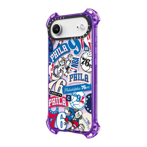 Philadelphia 76ers Sticker Mania Phone Case