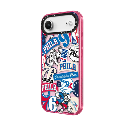 Philadelphia 76ers Sticker Mania Phone Case