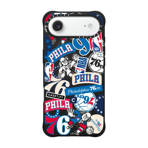 Philadelphia 76ers Sticker Mania Phone Case