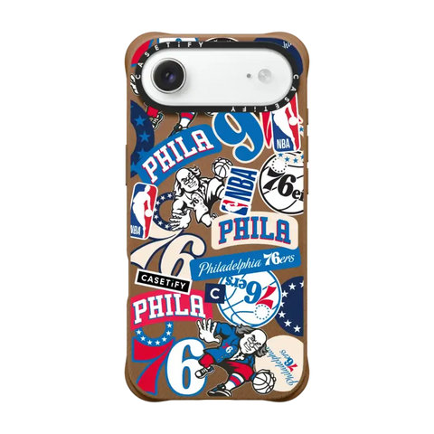 Philadelphia 76ers Sticker Mania Phone Case