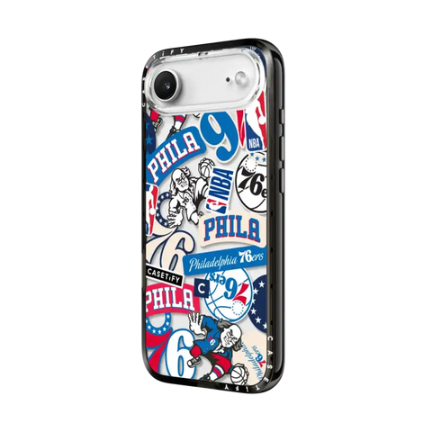 Philadelphia 76ers Sticker Mania Phone Case