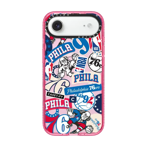 Philadelphia 76ers Sticker Mania Phone Case