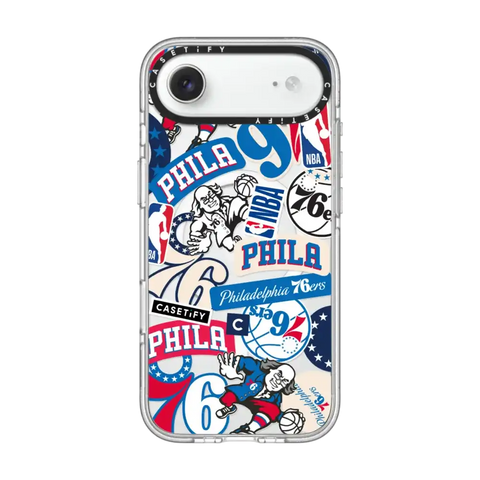 Philadelphia 76ers Sticker Mania Phone Case