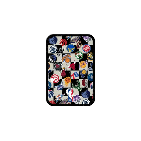 NBA Checkered Logo Magsafe Cardholder Stand