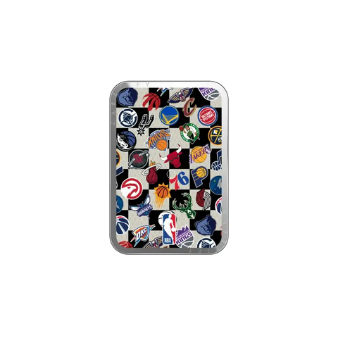 NBA Checkered Logo Magsafe Cardholder Stand