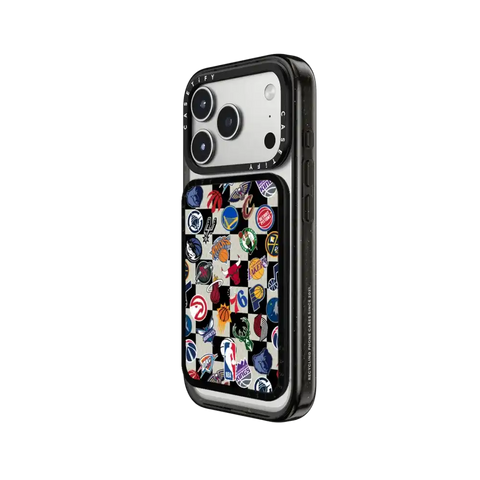 NBA Checkered Logo Magsafe Cardholder Stand