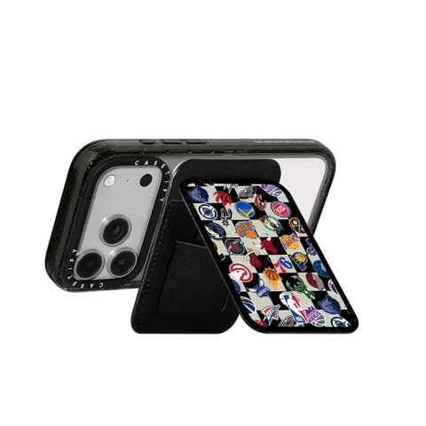NBA Checkered Logo Magsafe Cardholder Stand