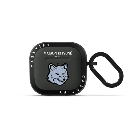Maison Kitsuné Pure Blue Fox Head Earbuds Case
