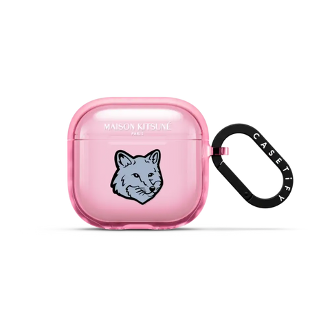 Maison Kitsuné Pure Blue Fox Head Earbuds Case