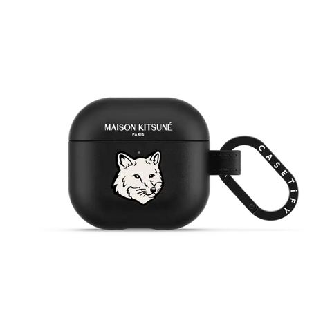 Maison Kitsuné Dove White Fox Head Earbuds Case