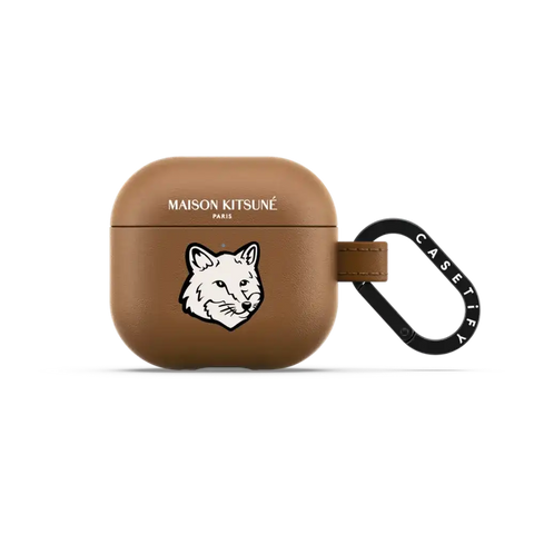 Maison Kitsuné Dove White Fox Head Earbuds Case