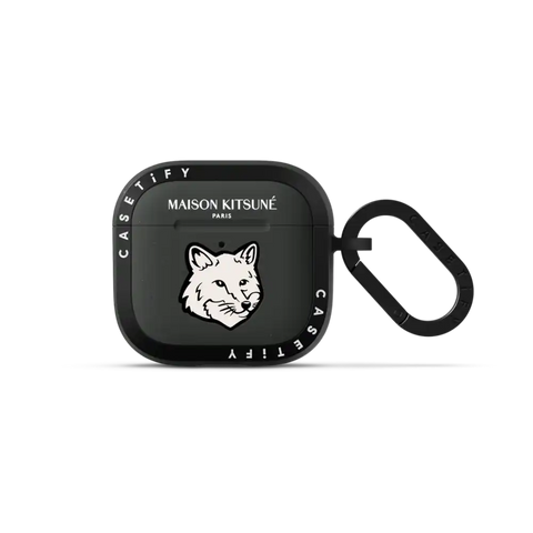 Maison Kitsuné Dove White Fox Head Earbuds Case