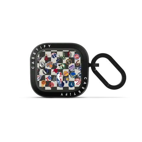 NBA Checkered Logo Earbuds Case