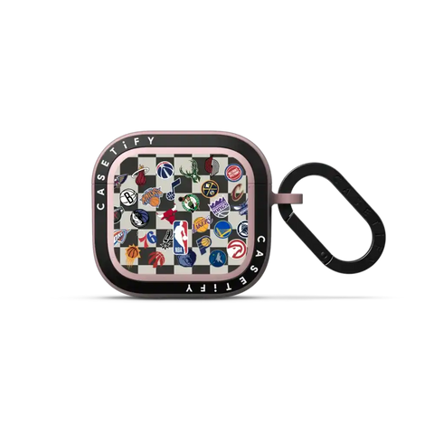 NBA Checkered Logo Earbuds Case