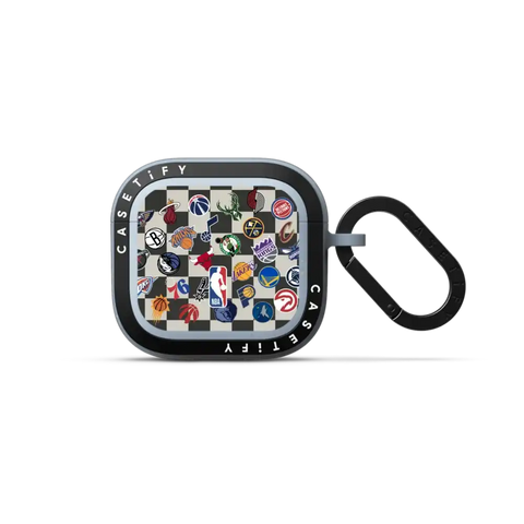 NBA Checkered Logo Earbuds Case