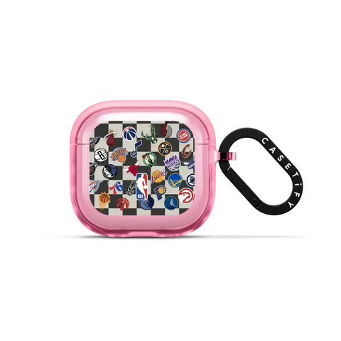 NBA Checkered Logo Earbuds Case