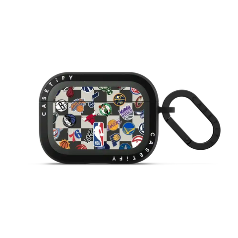 NBA Checkered Logo Earbuds Case