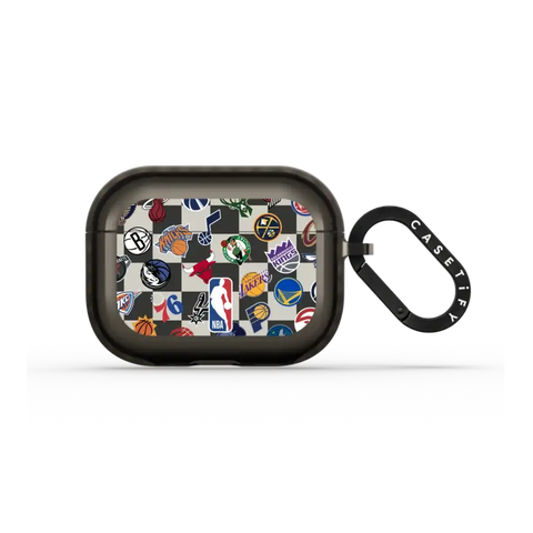 NBA Checkered Logo Earbuds Case